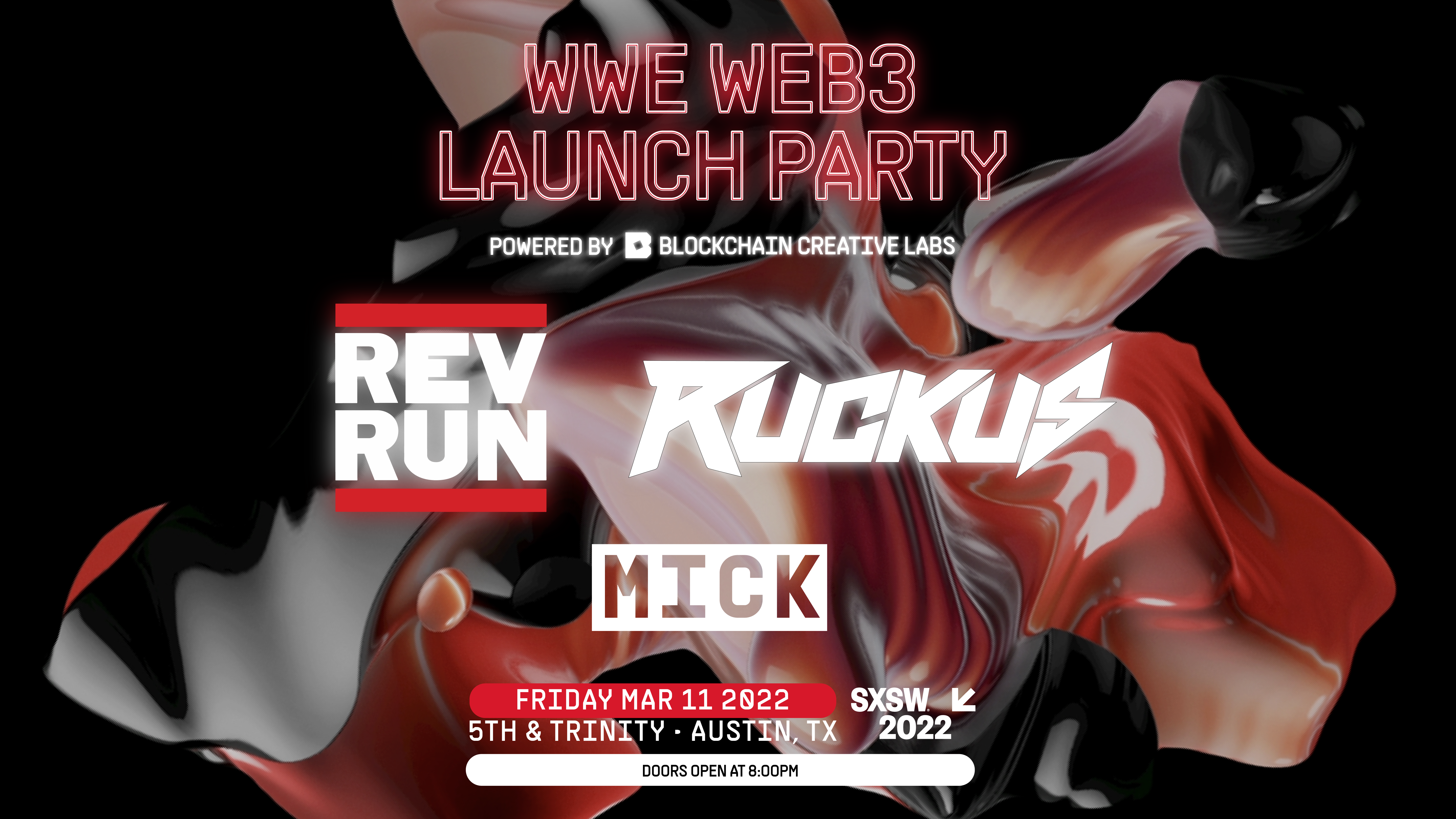 WWE Web3 Launch Party with Rev Run